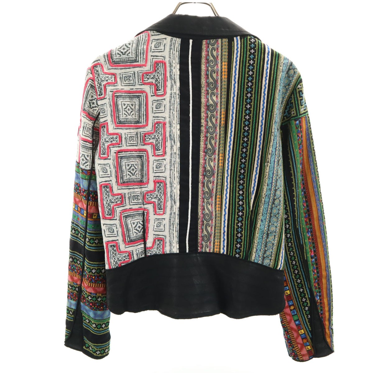 Desigual Ethnic Pattern Double riders jacket 40 Multi Women
