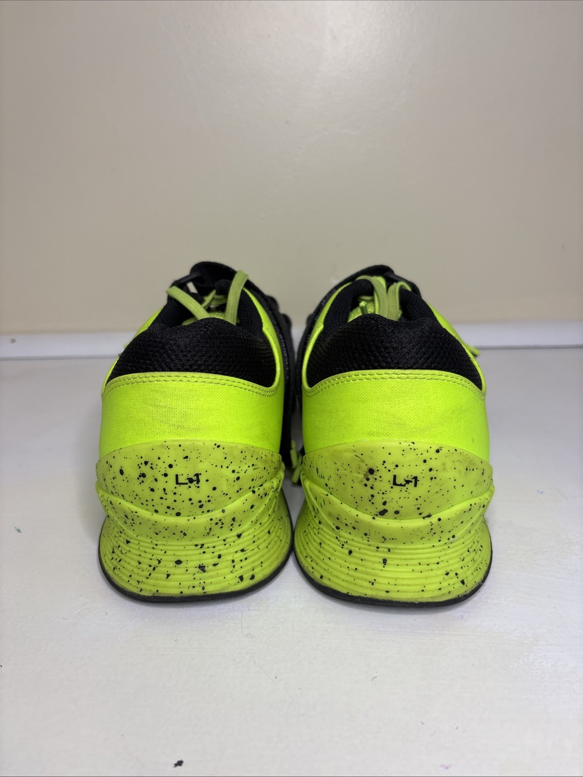 TYR L-1 Lifter Weightlifting Shoes Men’s Size 11 Neon Yellow Used