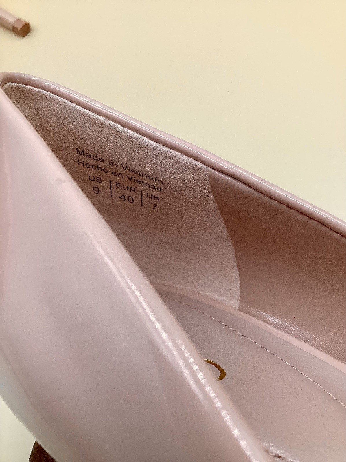 ALDO Red/ Beige Two Tone patent leather pumps Size 8.5-9 *NEW w/o box!*