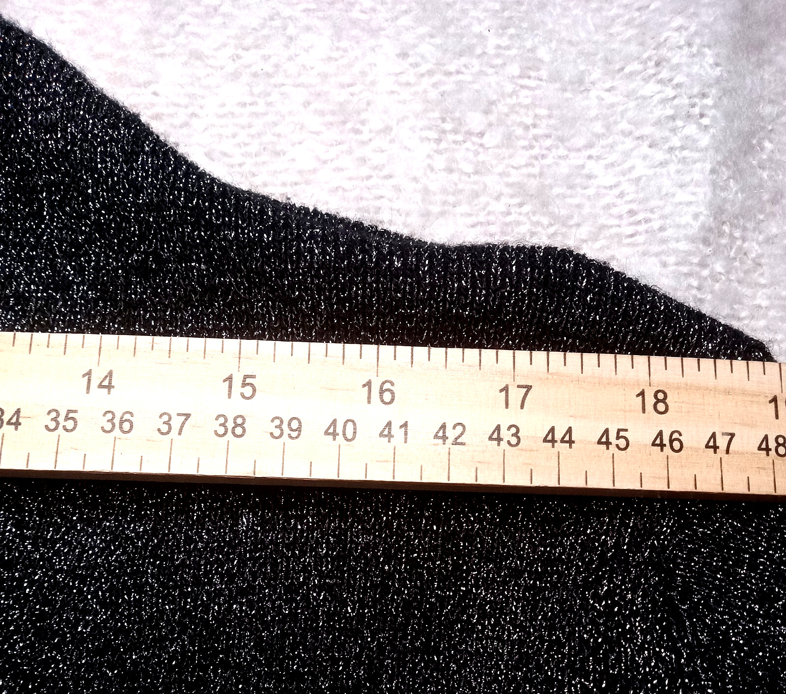 Susan Graver Womens Cardigan “Style” Sweater 1X Black Silver Casual Elegance