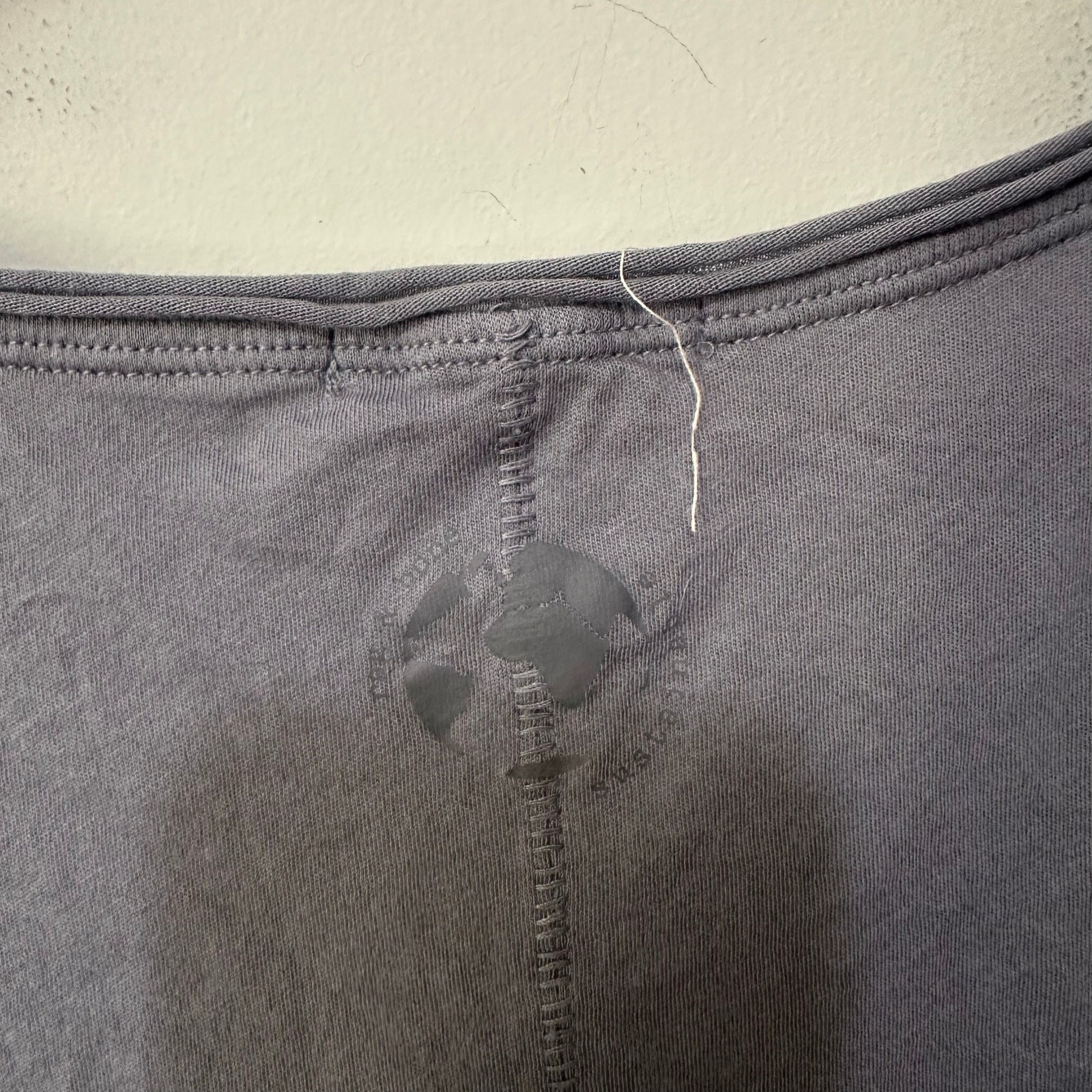 Rag + Bone Top Womens Small Gray Tank 100% Pima Cotton Relaxed Minimalist