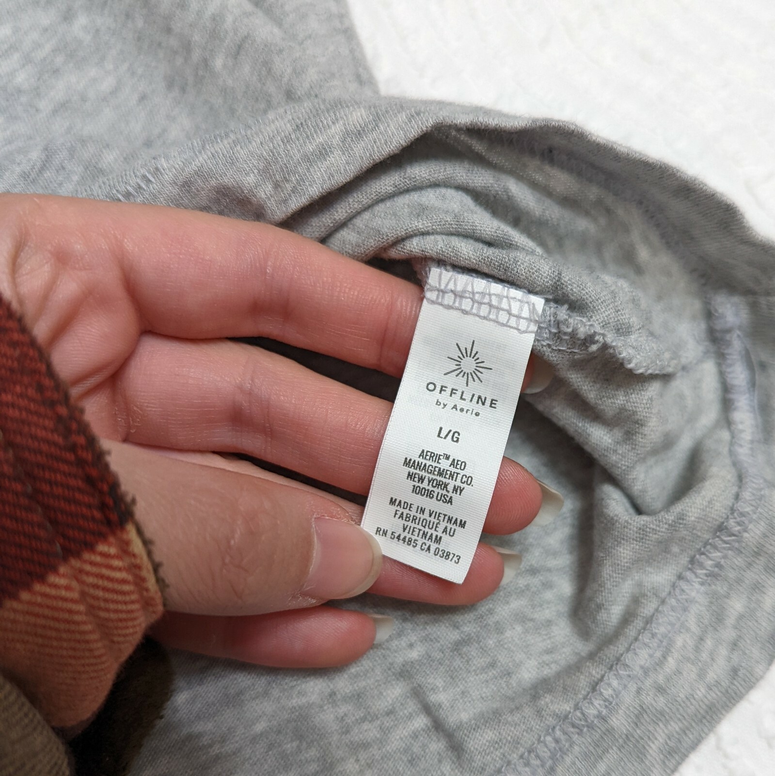 Offline by Aerie Crop Print Top Dogs RN# 54485 CA# 03873 100% Cotton