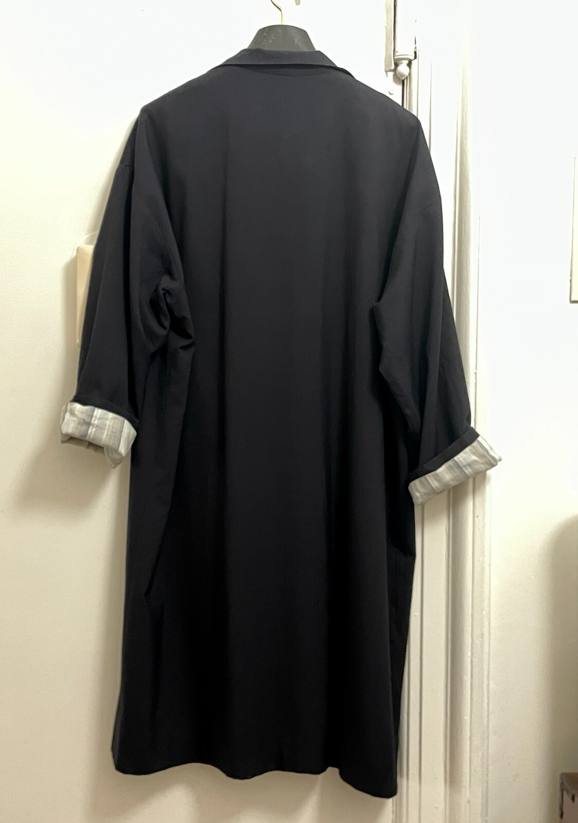 ESKANDAR England 90% Wool 10% Cashmere Lining 100% Cotton Jacket Coat Size 1