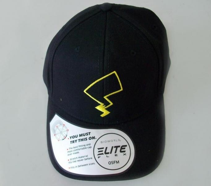 Pokemon Thunderbolt Pikachu Snapback Hat Adjustable Stretch Hat