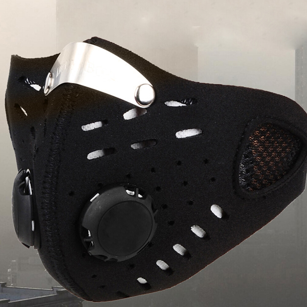 Anti Pollution Face Mask with Activated Carbon Filter Military Grade Protection