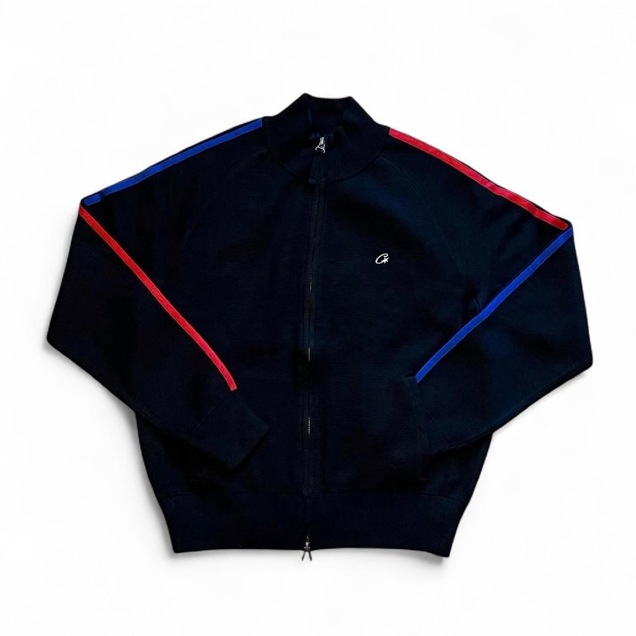 Corteiz Men’s Black and Navy Sweatshirt