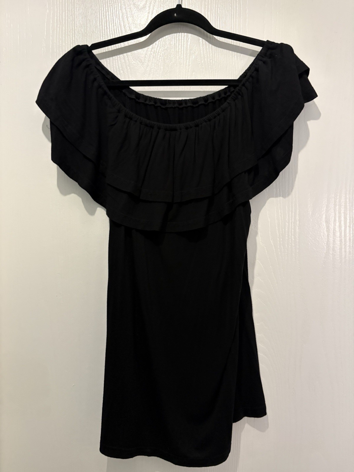 Off shoulder Black Top, XXL