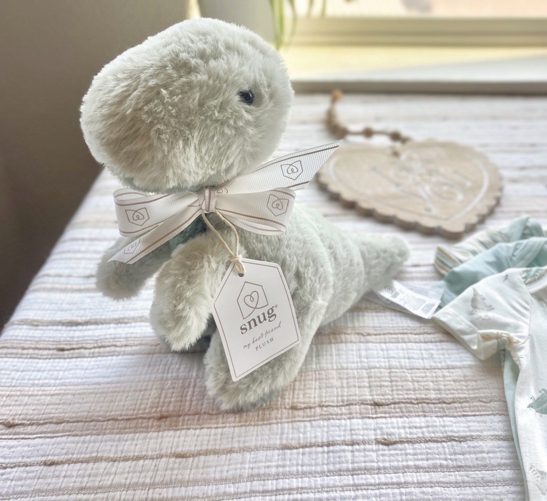 NWT Tres Beau et Belle TENCEL Modal 3pc Set 6-9M & Snug Dino Plush Lot
