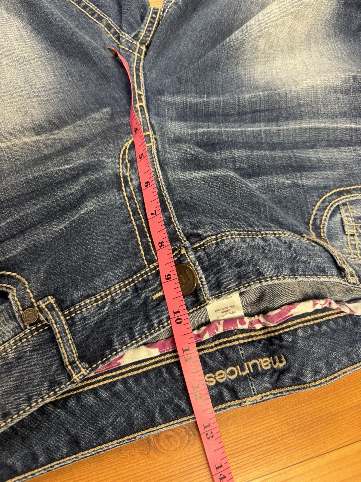 Maurices Original Fit Bootcut Denim Jeans Size 20 Short Stretch Mid Rise Western