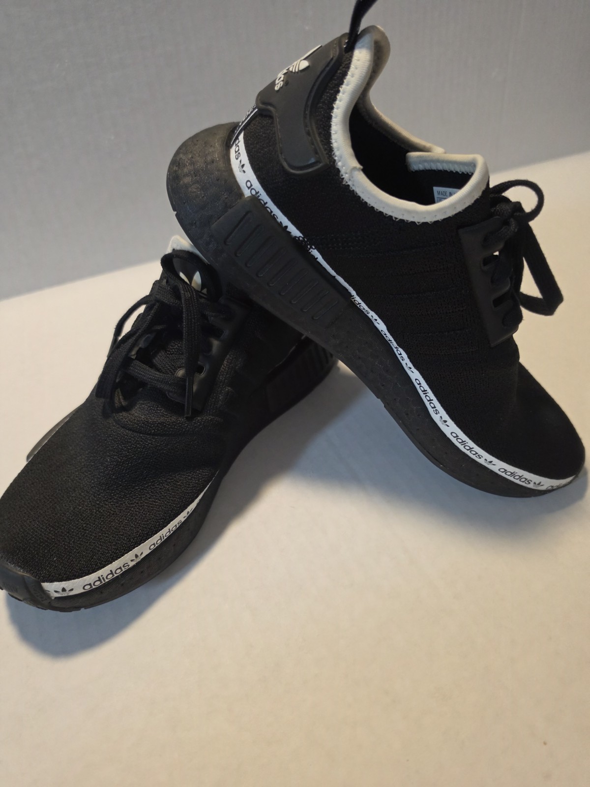 adidas NMD_R1 Black Tape Logo Womens