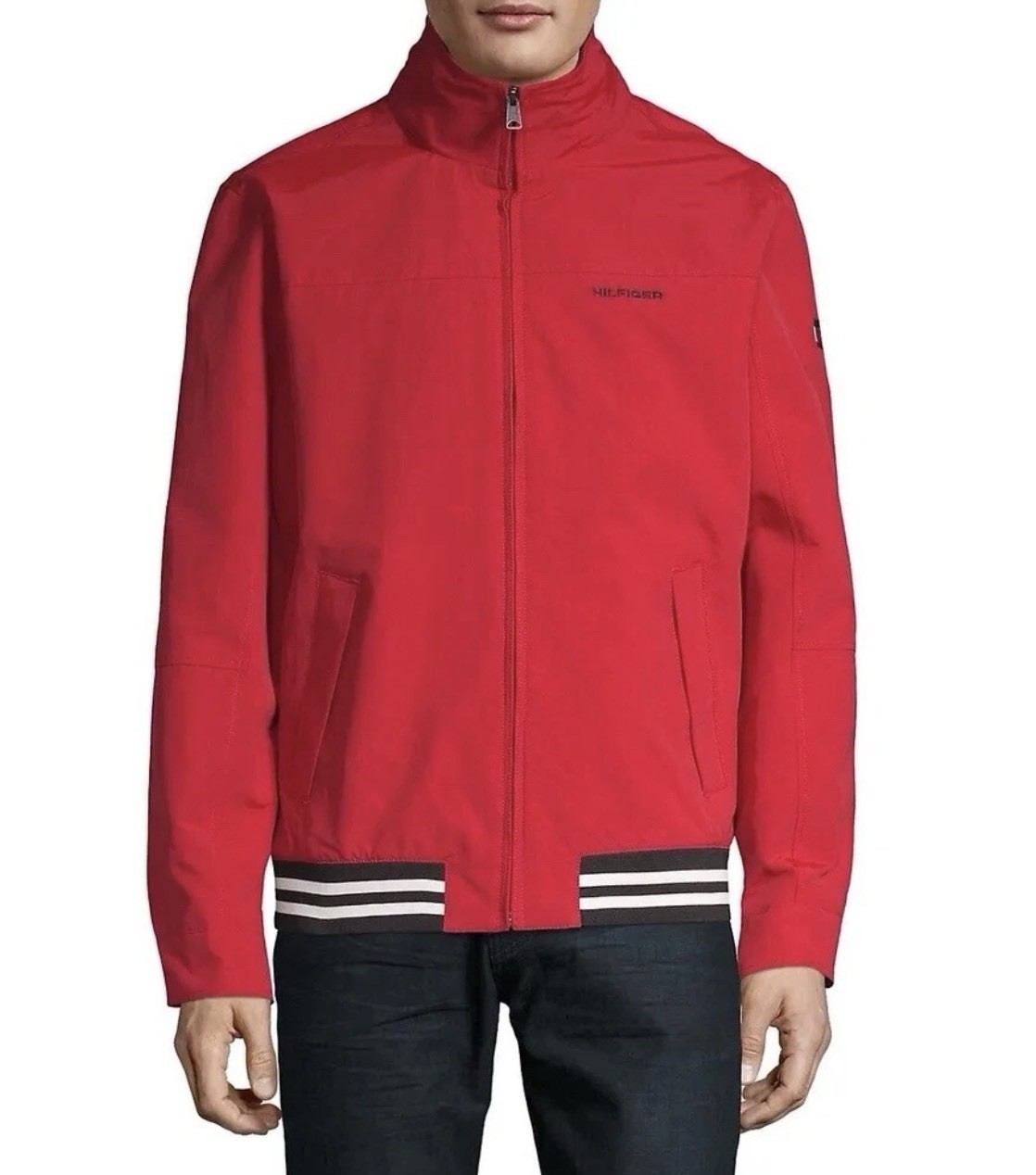 Tommy Hilfiger Men’s Red Lightweight Waterproof The Regatta XL Mint Cond