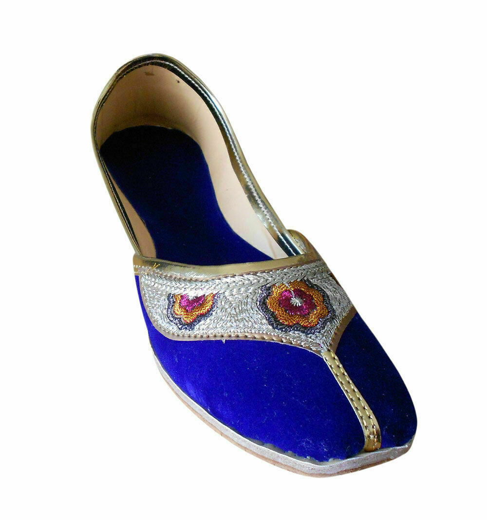 Women Shoes Indian Handmade Wedding Punjabi Mojaries Loafers Jutties US 6-12