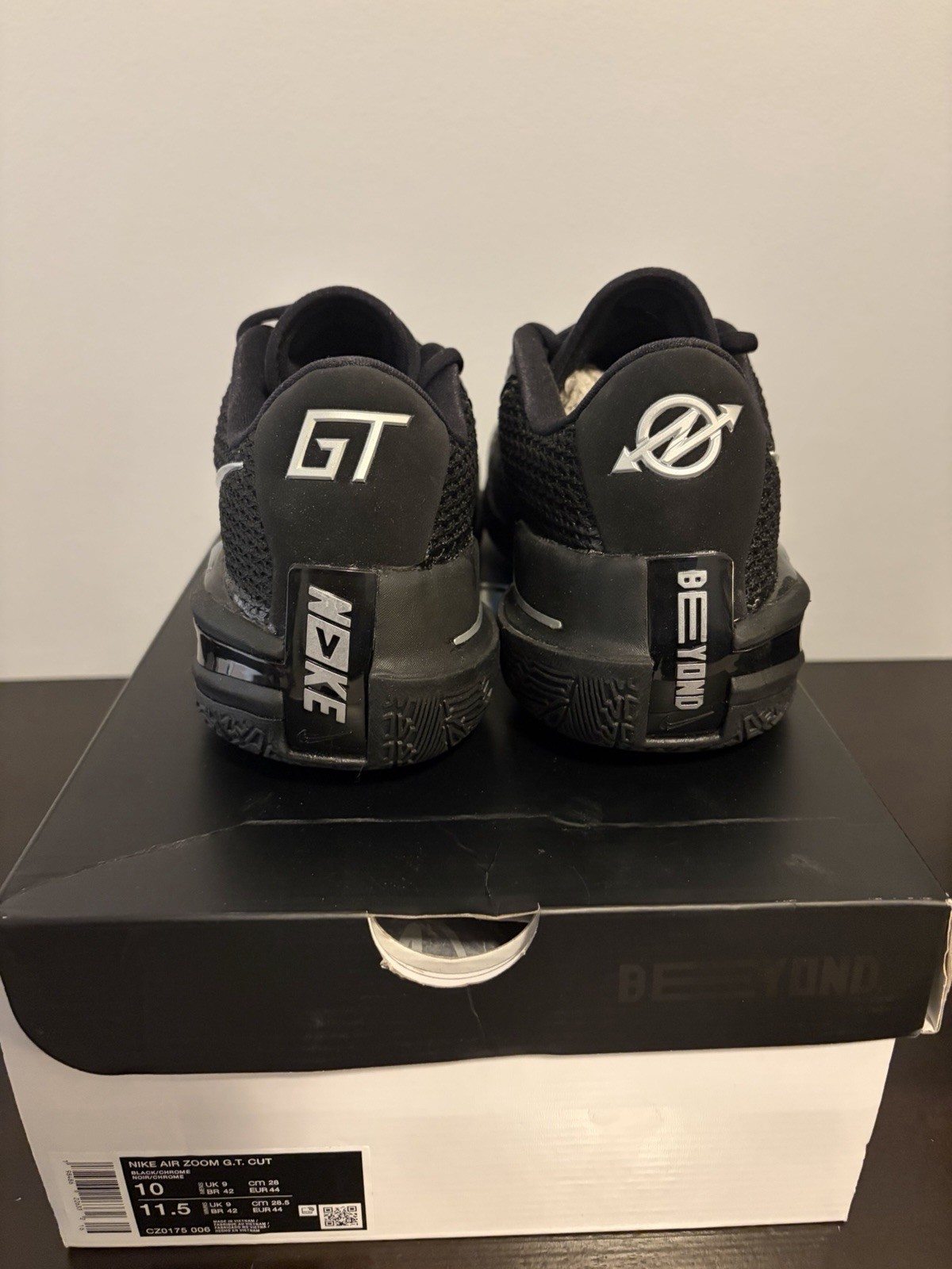 Nike Air Zoom GT Cut “Black Chrome” Basketball Shoes