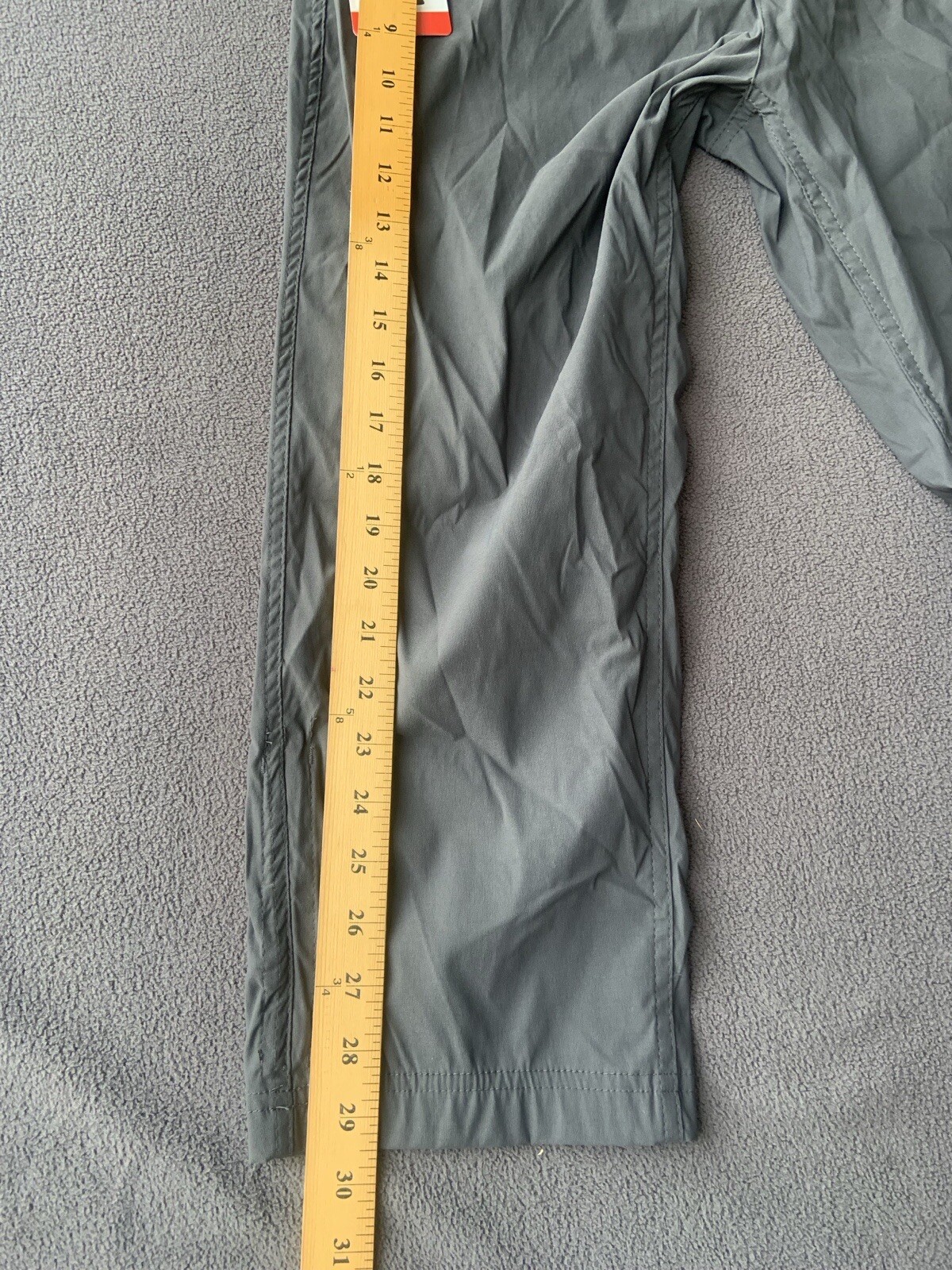 Eddie Bauer Rainier Capri Pants Womens Sz 8 Gray NWT UPF 50+ Outdoors Hiking