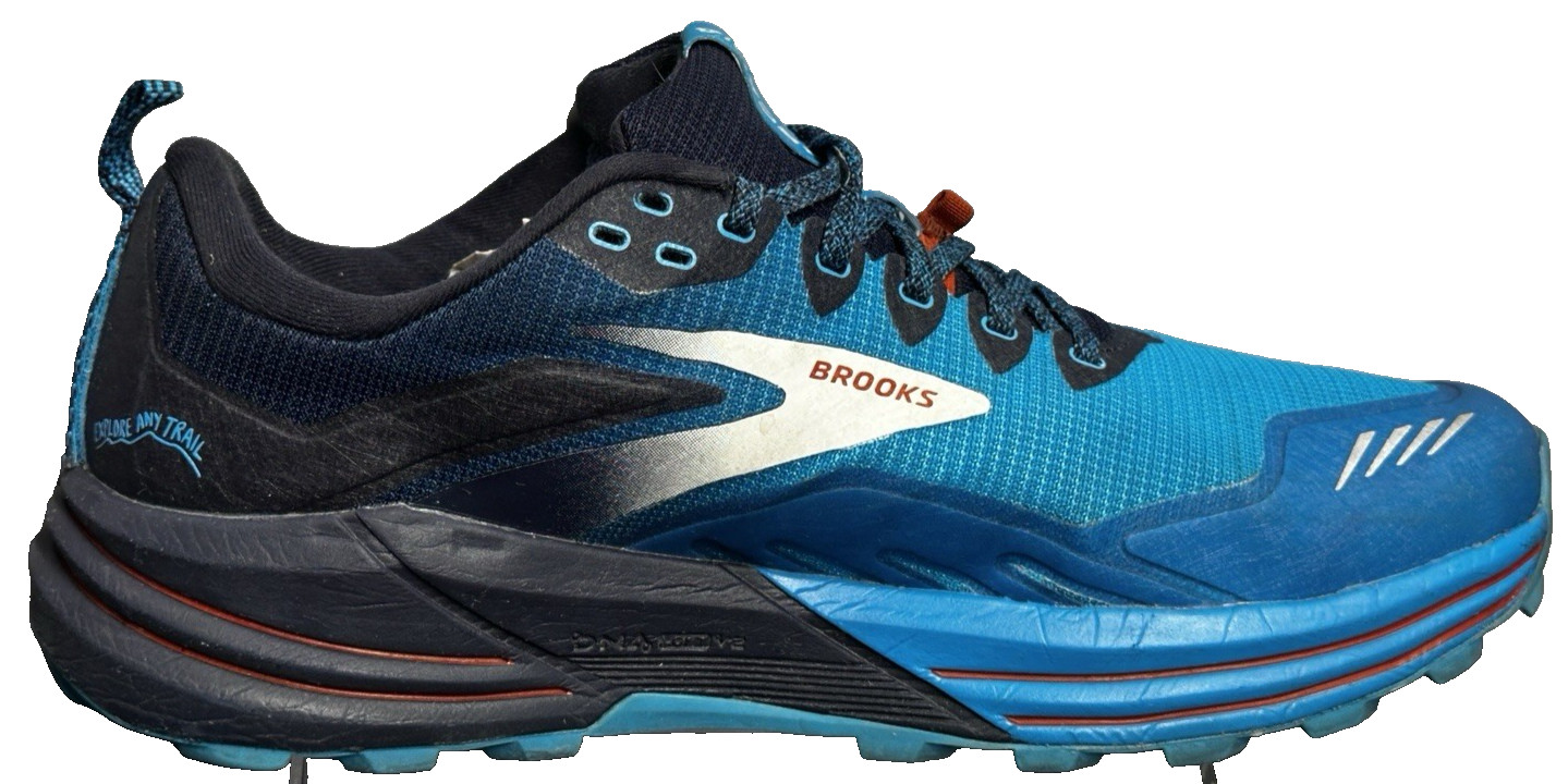 Brooks Cascadia 16 Trail Running Sneakers Men’s SZ: 11 Blue Black -Used