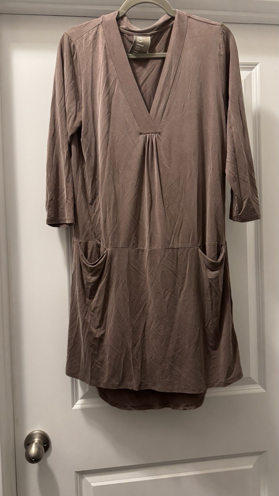 Anthropologie Dolan Tegan Tunic in Taupe Size M