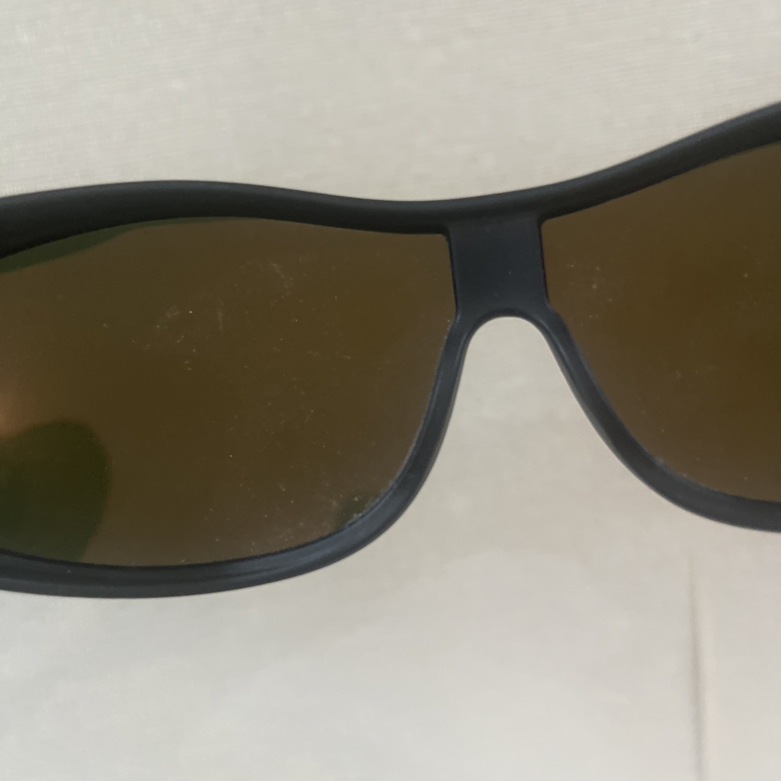 BattleVision Storm Wraparound Driving Sunglasses Black Frame Mirrored HD Lens