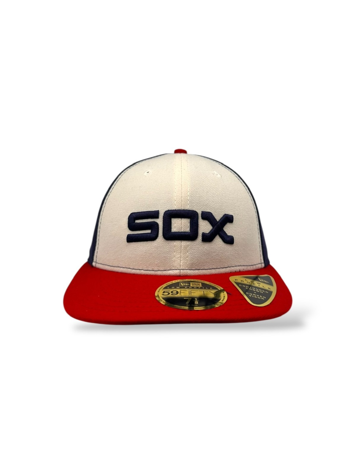New Era 59Fifty Low Profile Chicago White Sox Black Under Visor- NWT – 8