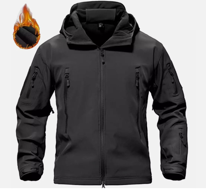Waterproof Tactical Jacket Mens Military Work Soft Shell Coat Windbreaker Jacket