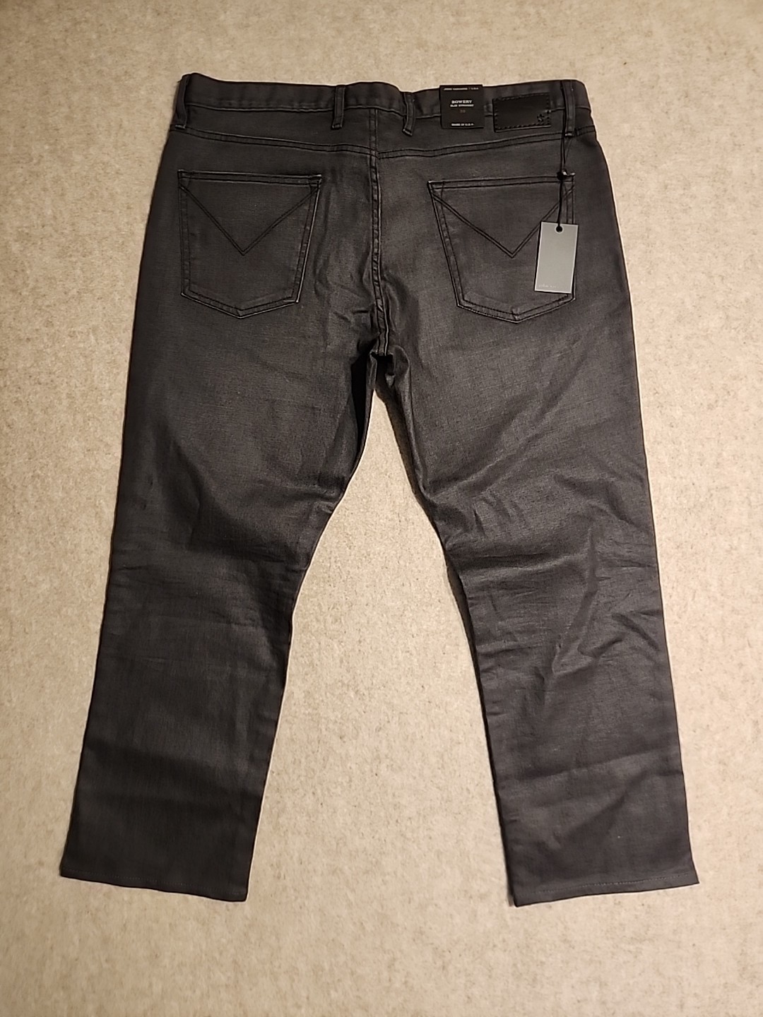 John Varvatos USA Men’s Bowery Slim Straight Jeans 38×27 NEW $228 J306Q3B-AOIE