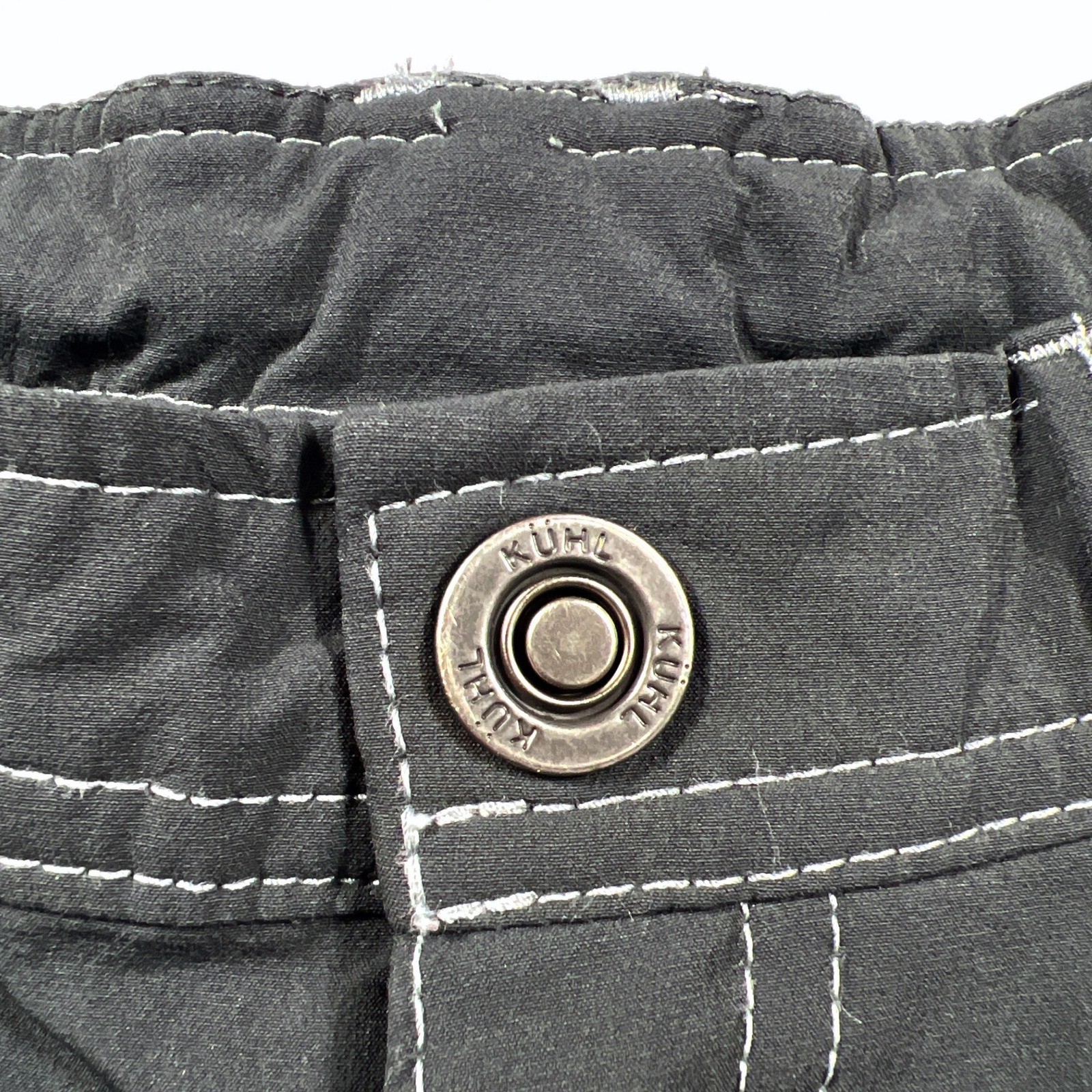 Kuhl Boys Renegade Pant Small 6-7 Carbon Dark Gray Hiking Outdoor Gorpcore NWOT