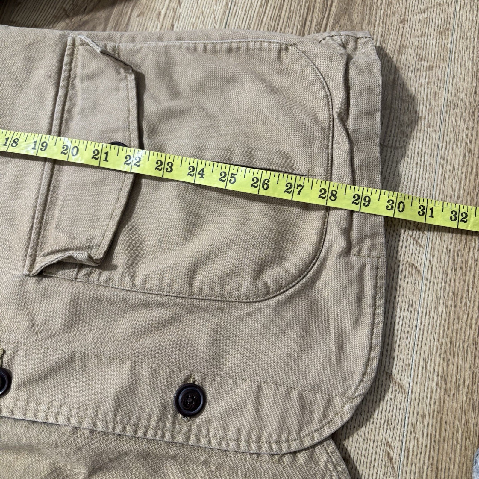 Duluth Trading Gentlemans Casual Jacket Men’s Large Tall Tan Button Midweight