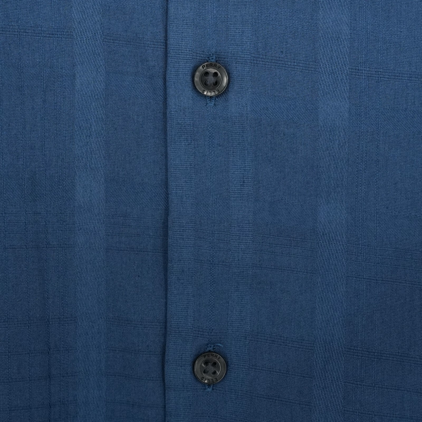 Perry Ellis Men’s Short-Sleeve Shirt XLT Blue Check NWT $89.50