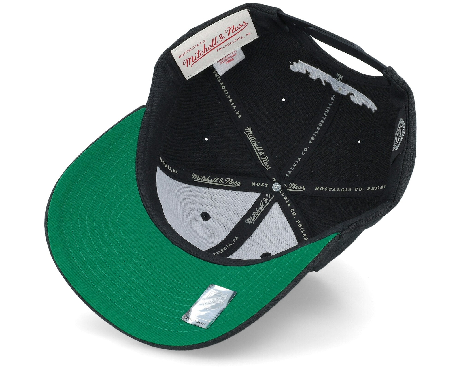 MENS MITCHELL & NESS NHL TEAM GROUND 2.0 PRO SNAPBACK SHARKS – BLACK