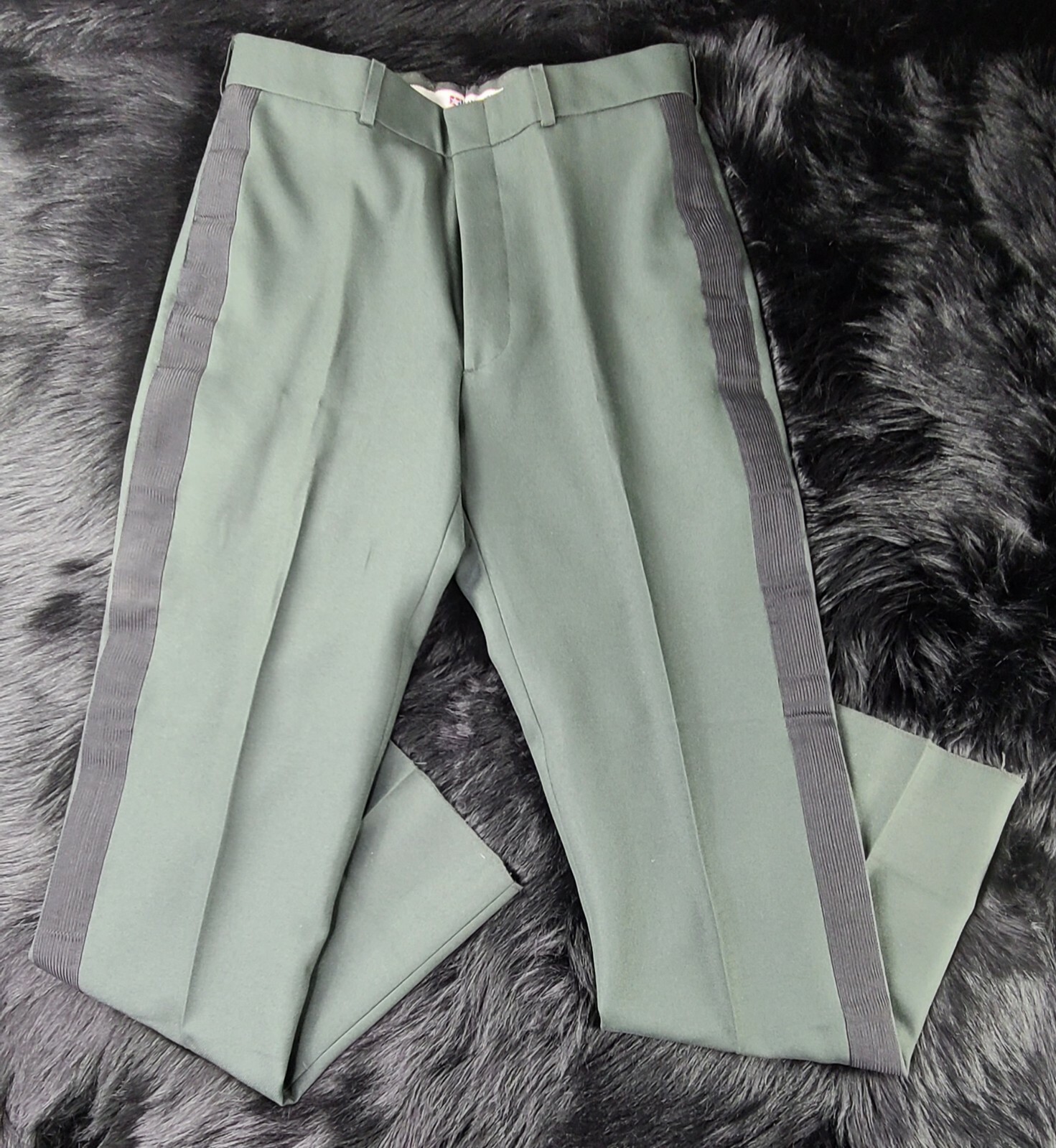 2008 MEN’S OFFICER POLYESTER TROUSERS SZ34 S NWT Shipped Promptly 💨