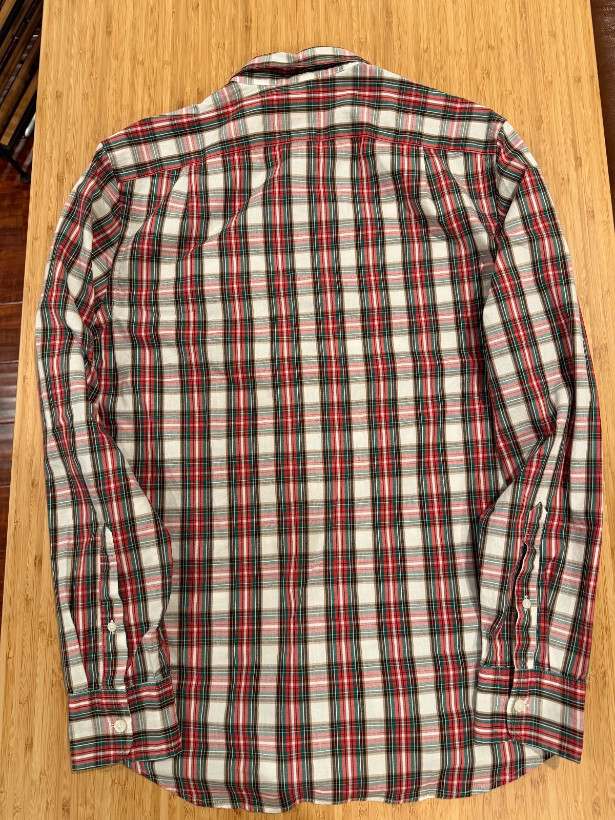 J.CREW Men’s Flex Washed Plaid Button-Down Shirt (98% Cotton/2% Elastane), Small