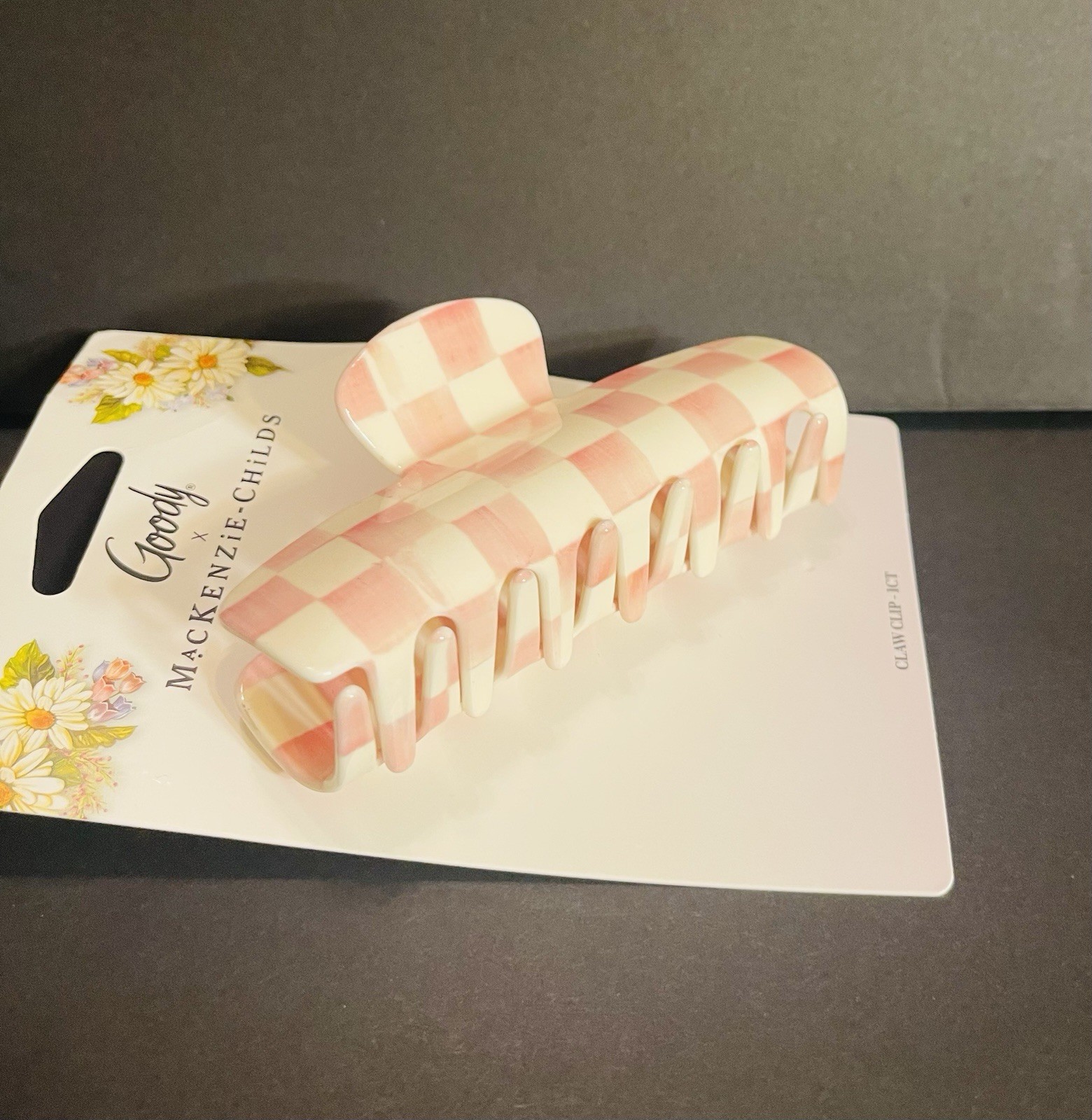 Mackenzie Childs X Goody Pink Claw Clip