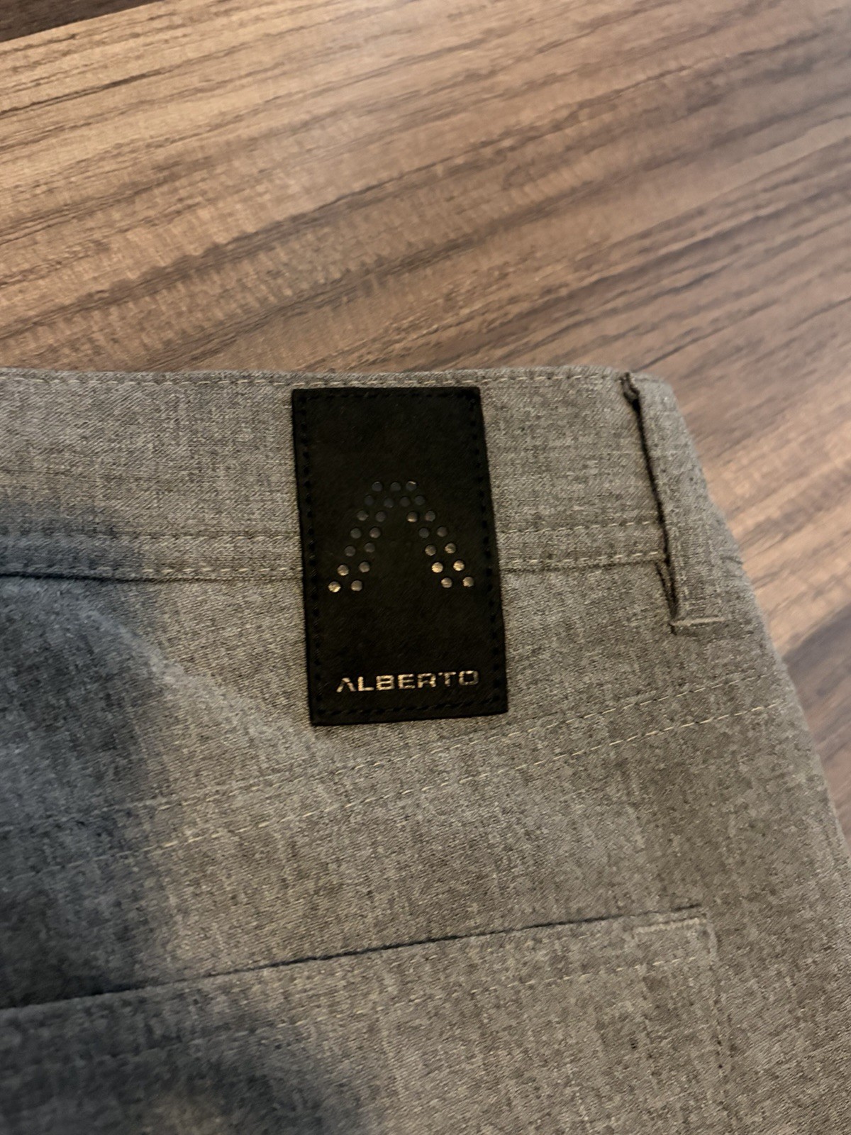 ALBERTO Ceramica Modern Fit Gray Flat Front Dress Pants Men’s 34 Waist