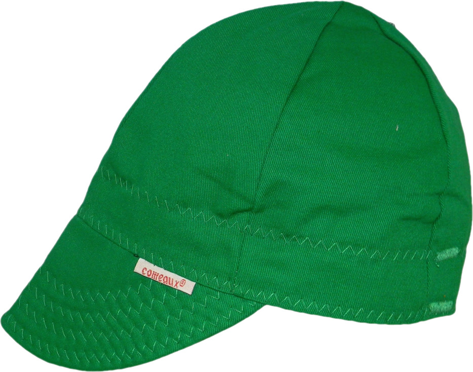NWT Welding Cap Welders Hat Comeaux Caps Solid Green Reversible 2000 Sized