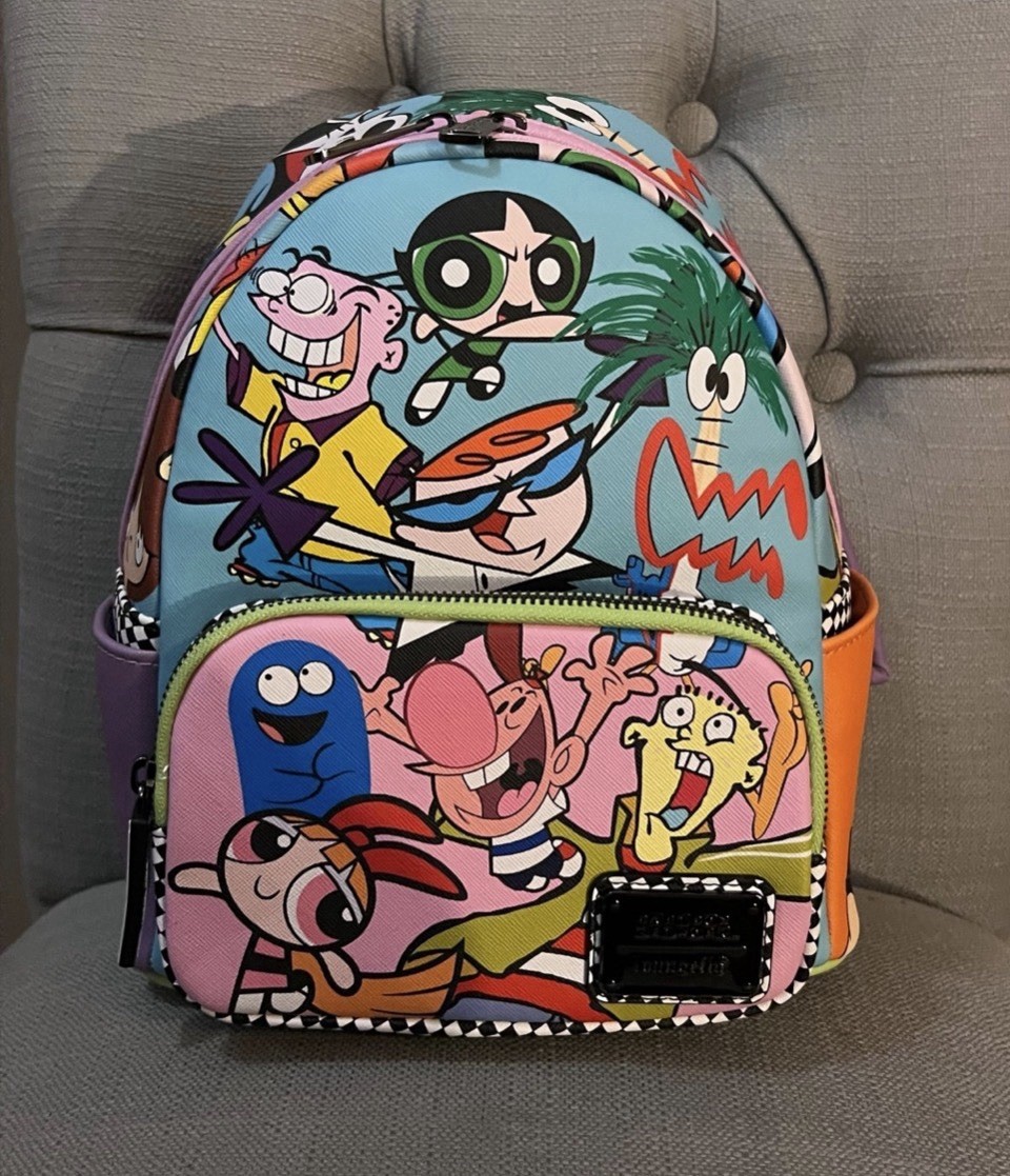Loungefly Cartoon Network Retro Collage Mini Backpack