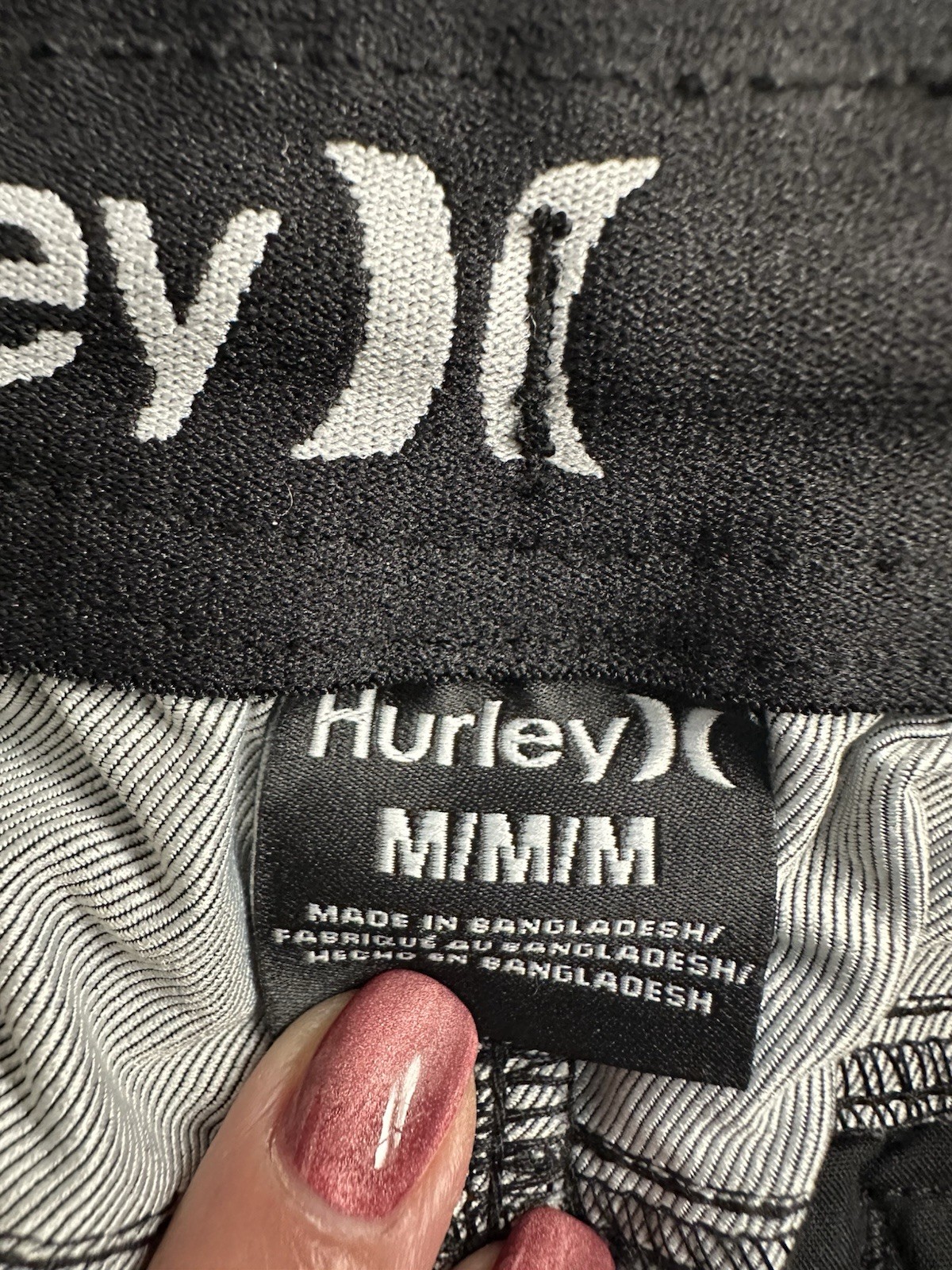 Hurley Men’s Pacer Stretch Twill Elastic Cuffs Jogger Charcoal Gray R1028