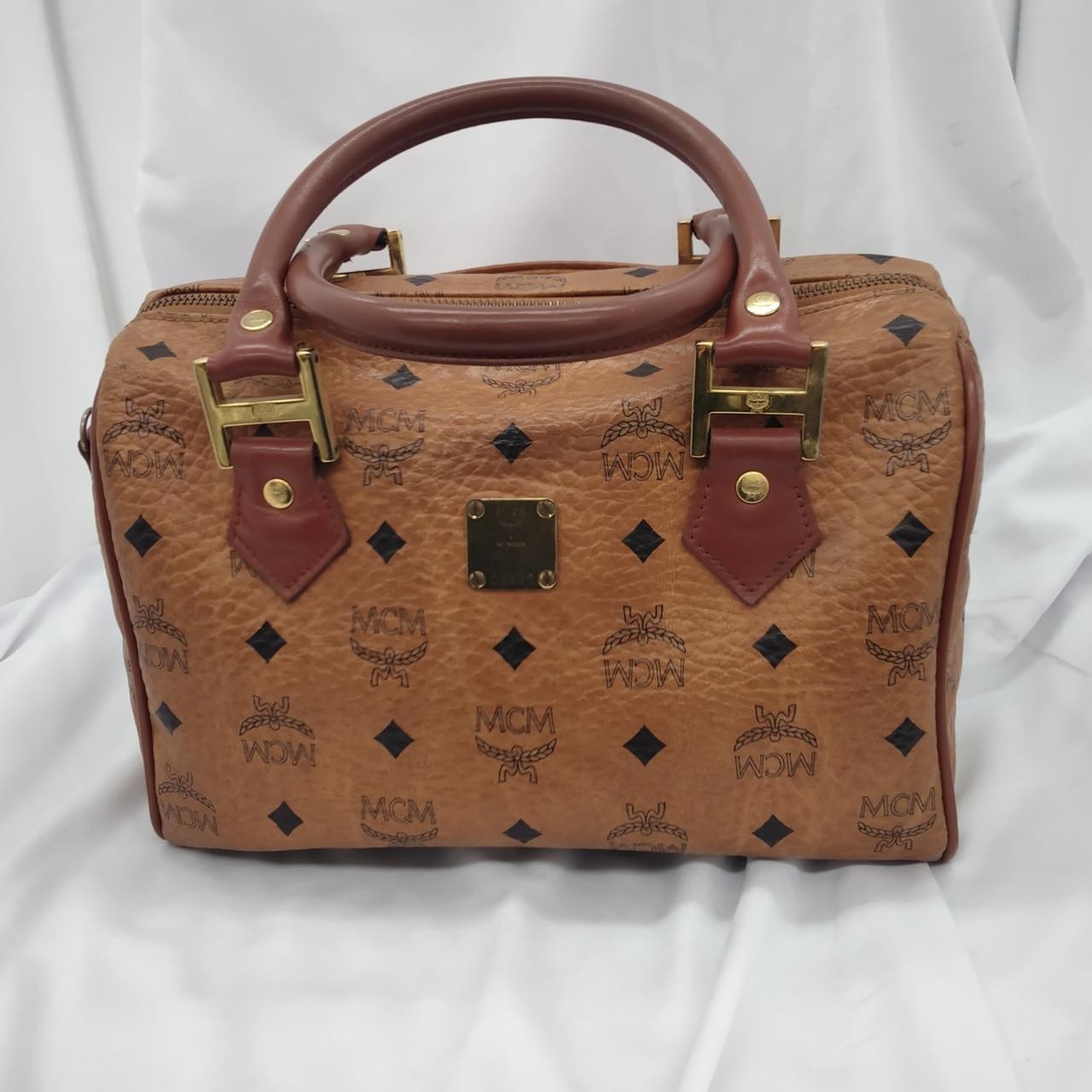 MCM Mini Boston Bag 10.6 inch