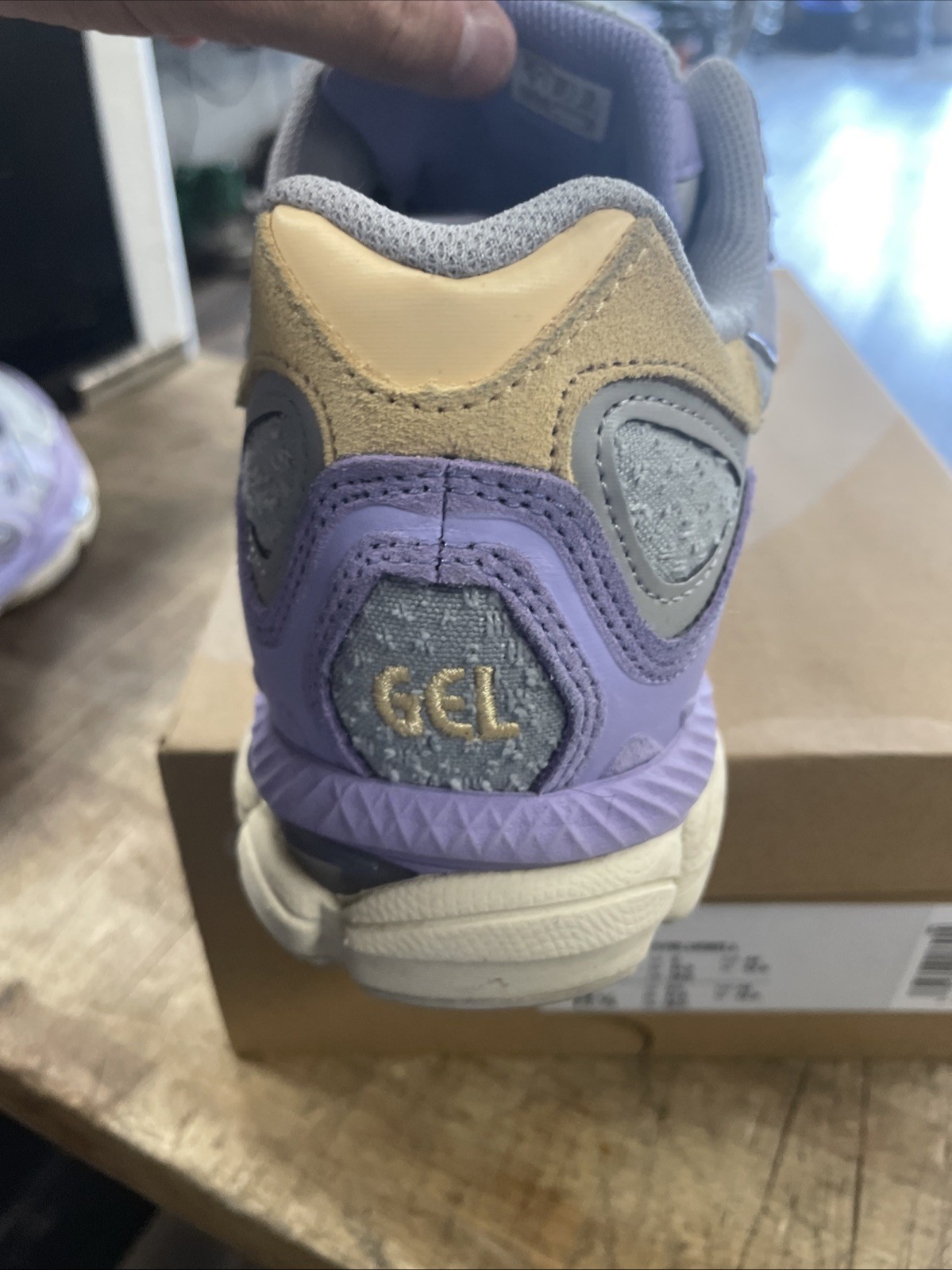 Asics Gel NYC Piedmont Grey/blueberry Sz10
