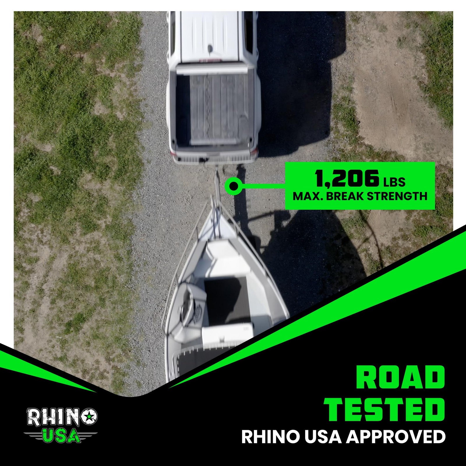 Rhino Usa Boat Trailer Straps 2-Pack – Heavy Duty 2 Inch X 48 Inch Boat Tie