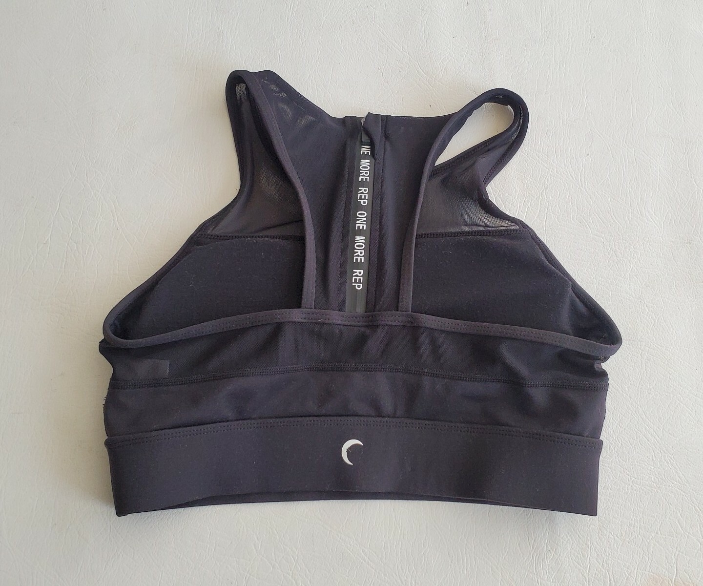 Zyia Active One More Rep Women’s Padded Sports Bra M Black Exercise Work Out