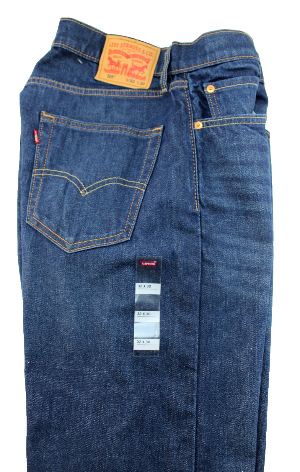 LEVI’S 505 Regular Size 32 x 30 Medium Wash Room At Thigh Men’s Jeans MSRP $69