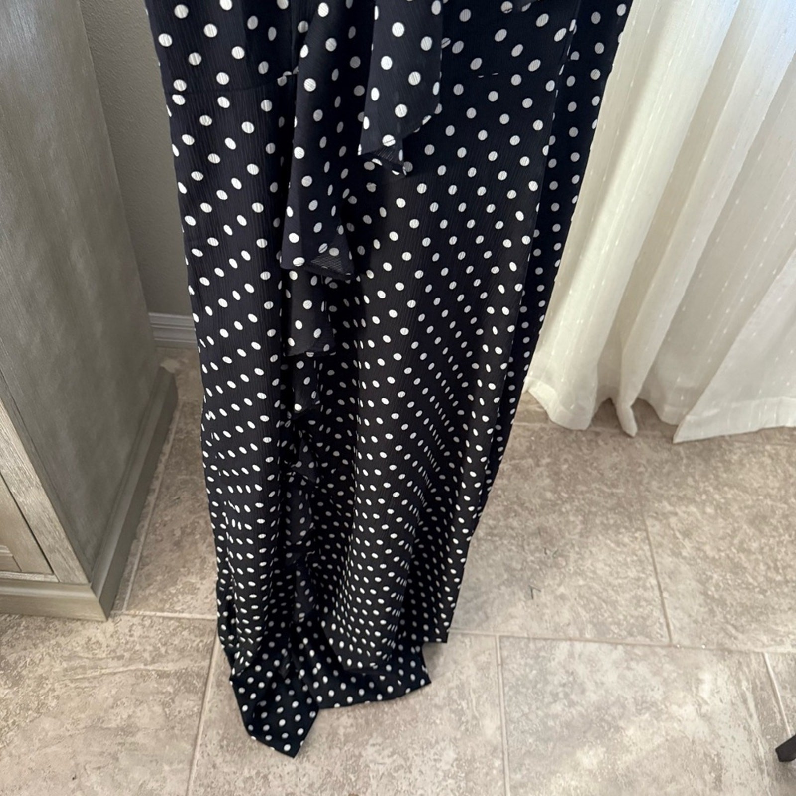 Sugarlips Monochrome Polka Dot Dress