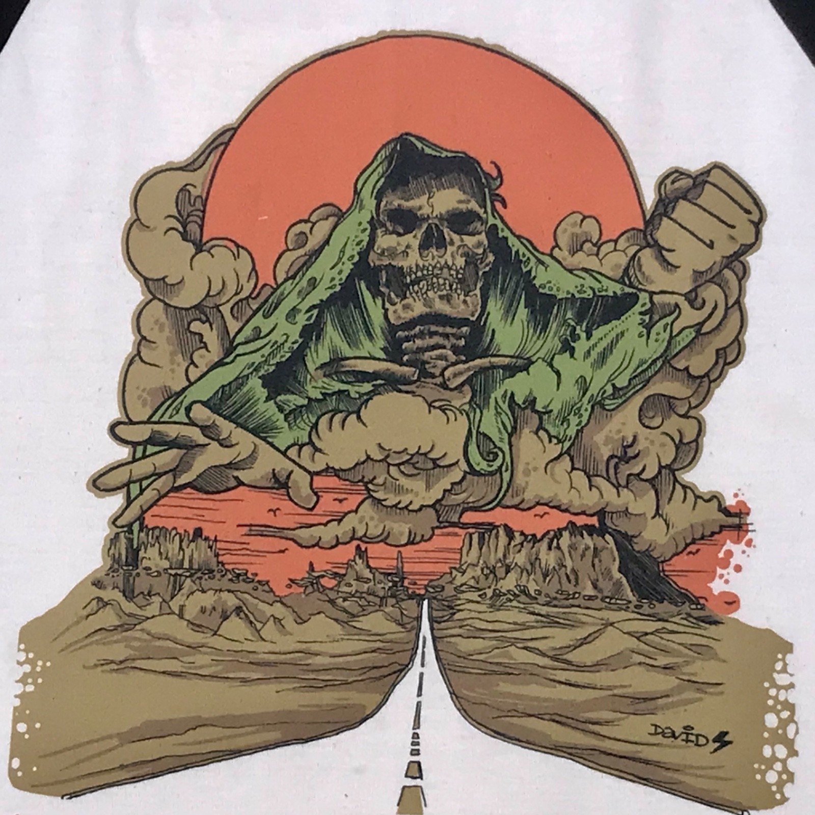 VTG Y2K 2015 Lane Splitter Co HighwaySpirit Men(L) Biker Punk Motorcycle T-Shirt