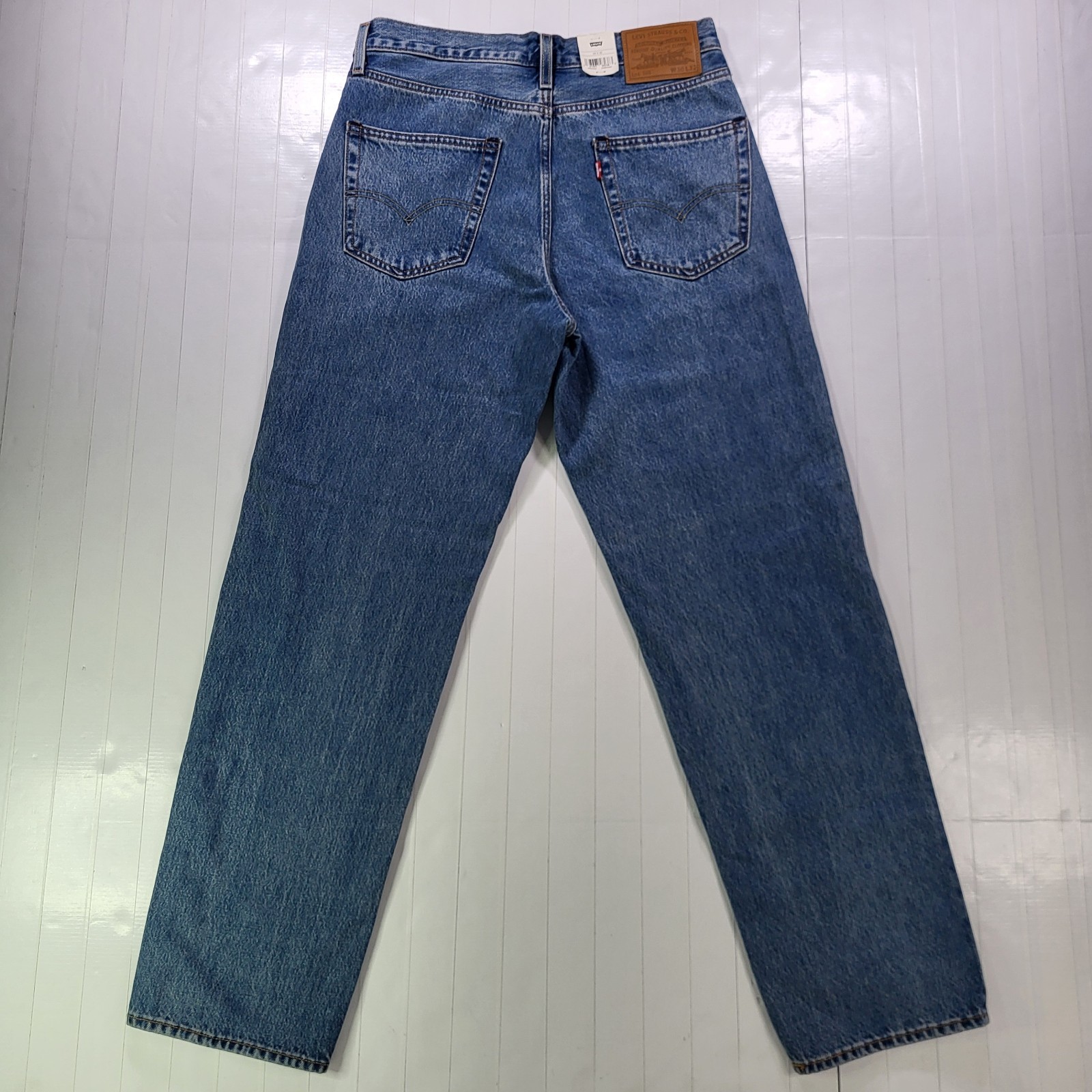 Levis Premium 568 Loose Straight Jeans 30×32 New Mens Blue 0 Cotton With Tags