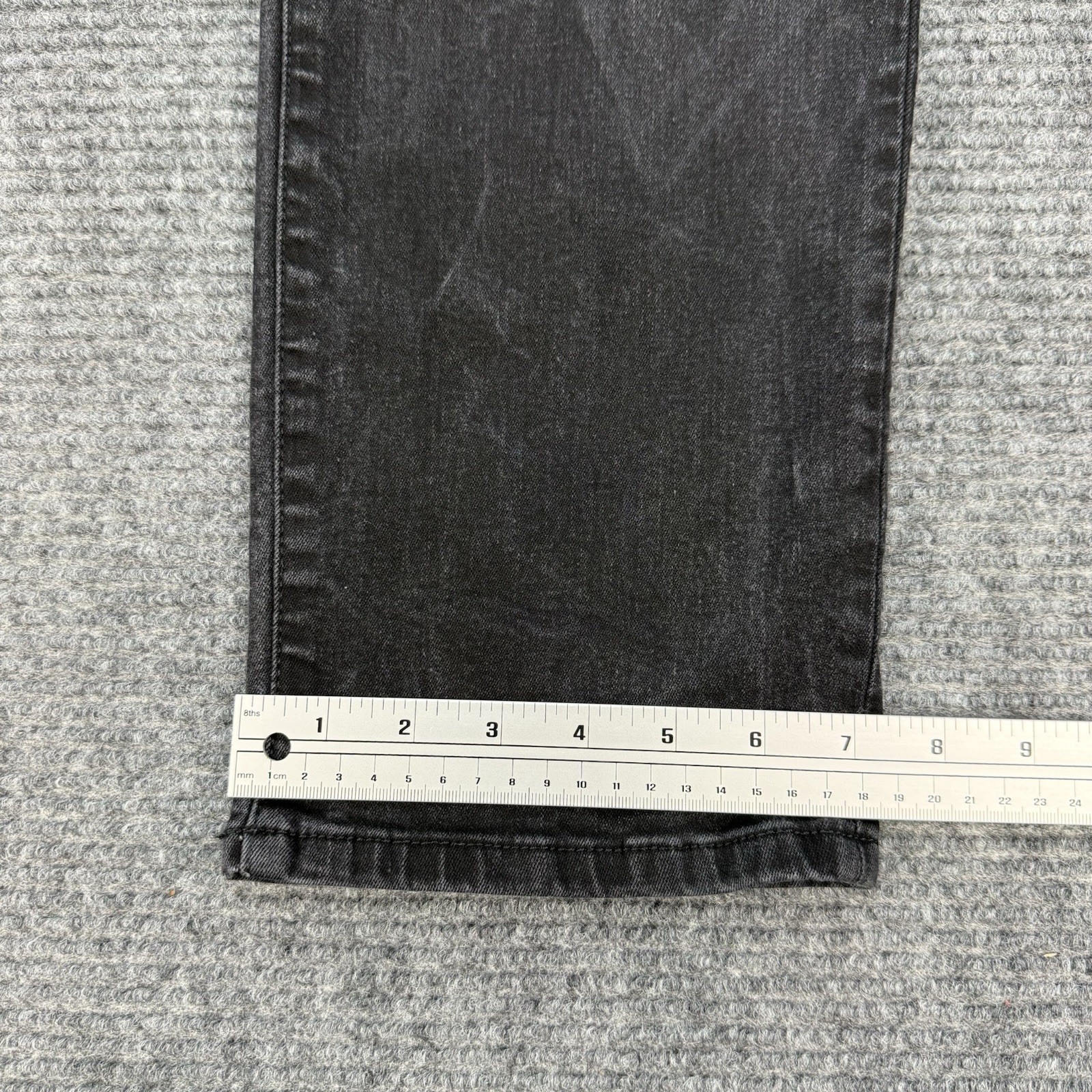 Joe’s Jeans Mens 38×31 Black Washed Marble Straight Fit Denim