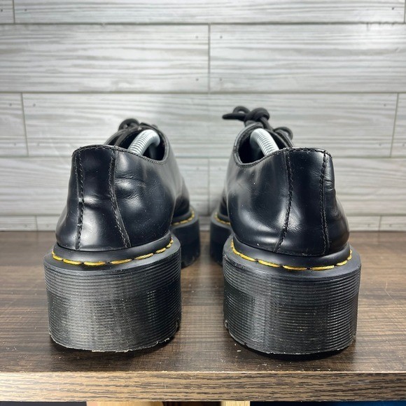 Dr. Martens 25567 Quad Platform Black Shoes – M 7 – W 8