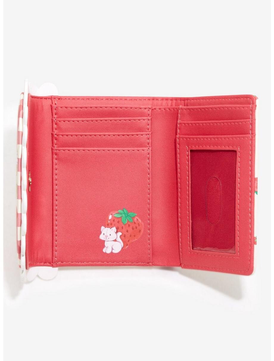 Strawberry Shortcake Gingham Wallet NWT (Placement Varies) IN HAND