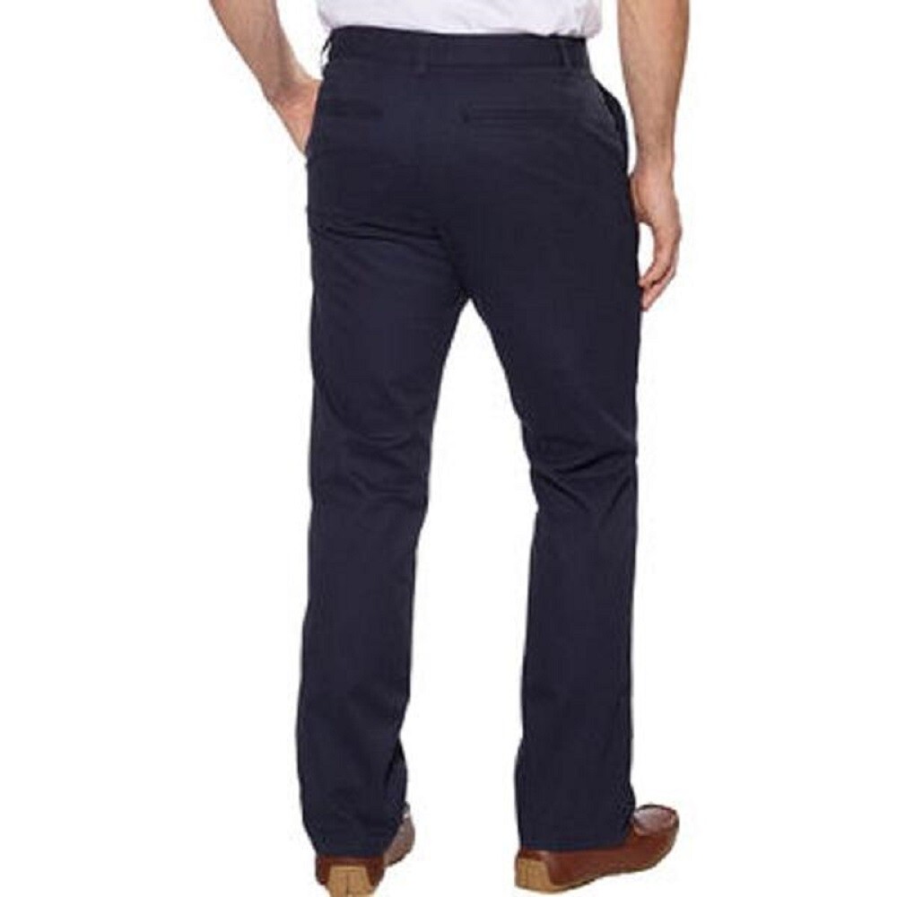 Tailor Vintage Men’s Flat Front Chino Pants Navy