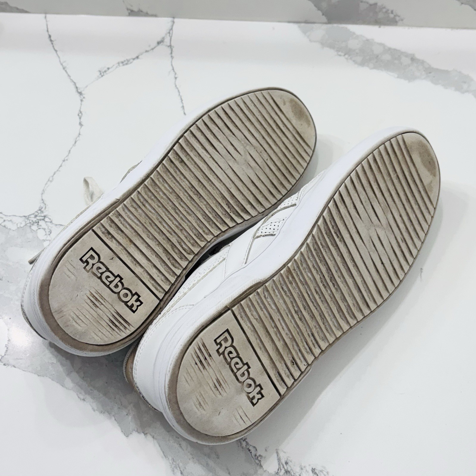 Reebok Women’s 10 Classic Club C 85 White Gold Fashion Sneakers