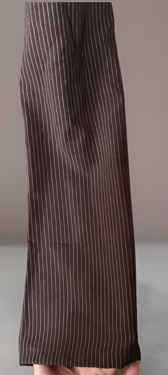 Princess Polly Anni Pinstripe Brown Shirt-New, Sz 6, Retail: $59