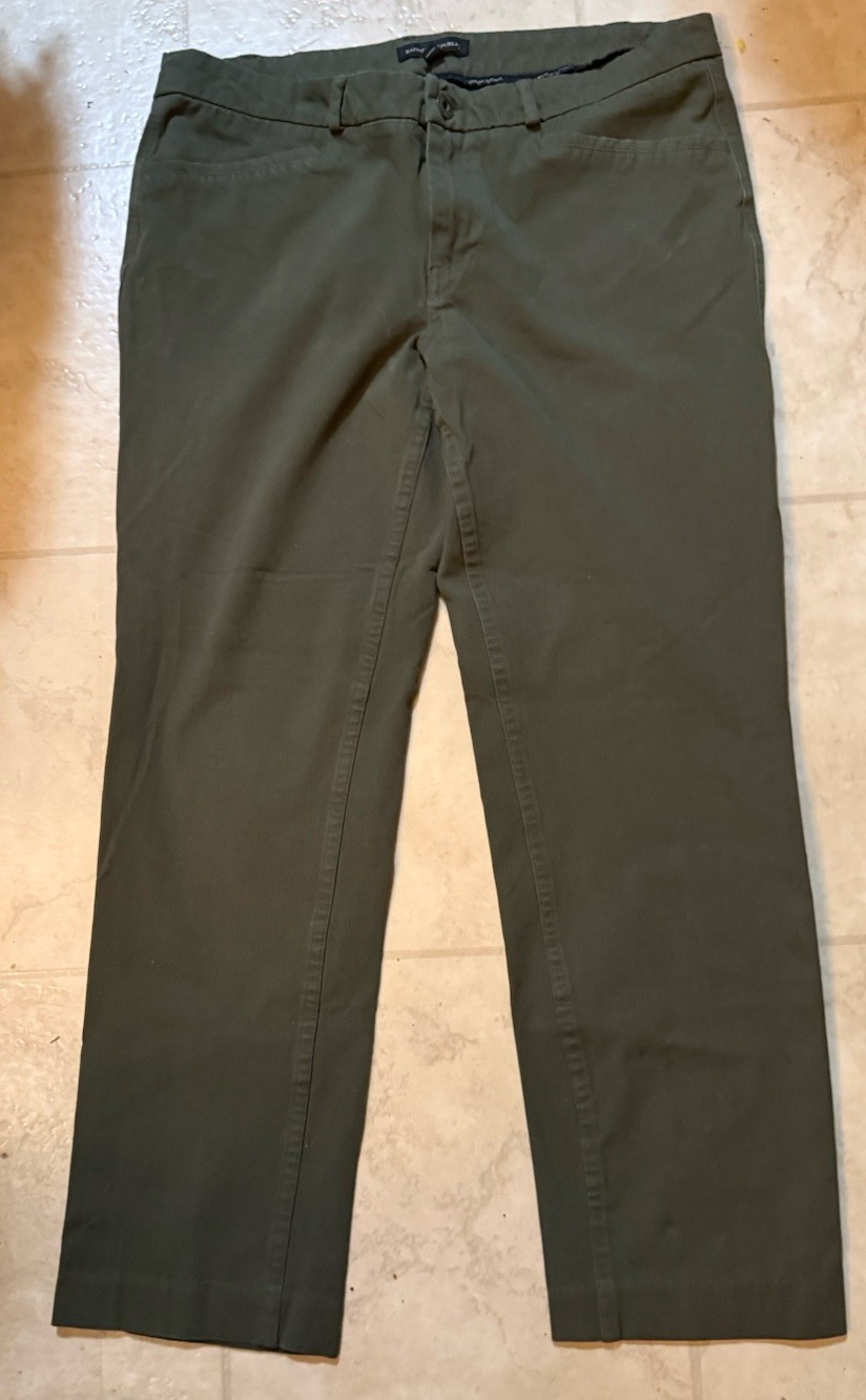 Banana Republic olive green utility pants jeans Size 12